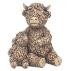 HUGHIE HIGHLAND COW WITH BABY