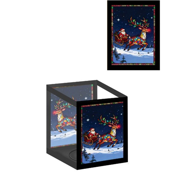 SANTA SLEIGH TEA LIGHT HOLDER