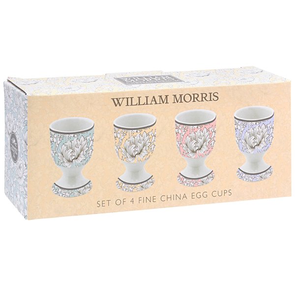 CHRYSANTHEMUM EGG CUPS SET 4