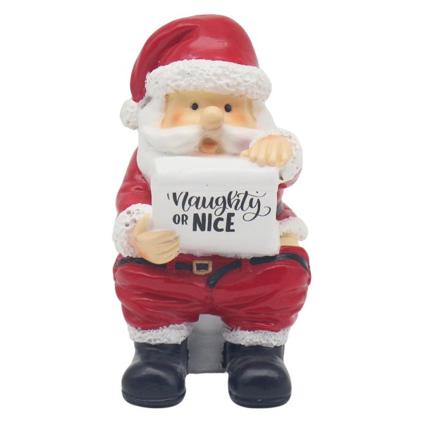 SANTA READING ON TOILET