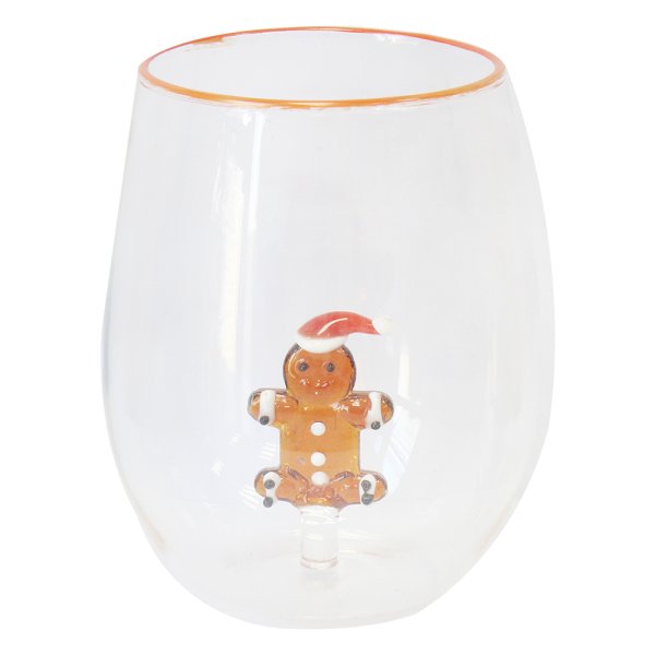 GINGERBREAD STEMLESS GLASS