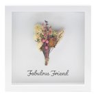 FLOWER PLAQUE FABULOUS FRIEND