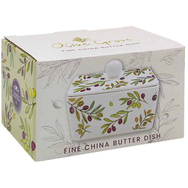 OLIVE GROVE BUTTER DISH
