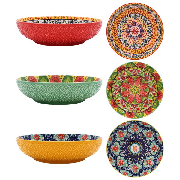 TUSCANY BOWL 22CM 3 ASST