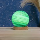 COSMIC PLANET LAMP GREEN 12CM