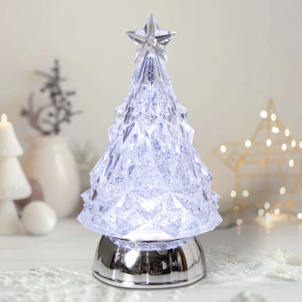 SWIRLING XMAS TREE LAMP