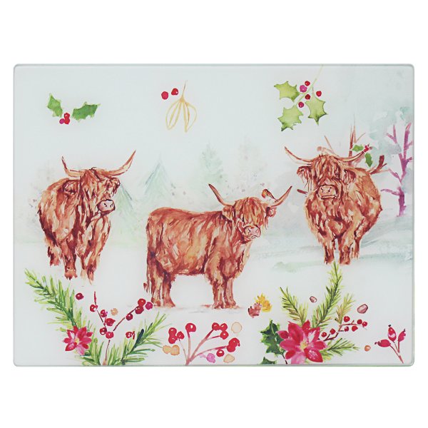 HIGHLAND COW CUTTING BOARD