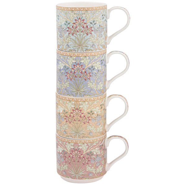 HYACINTH STACKING MUGS SET 4