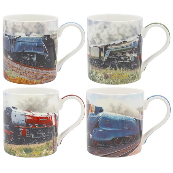 CLASSIC TRAINS MUG 4 ASST