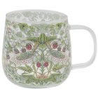STRAWBERRY THIEF GLASS MUG