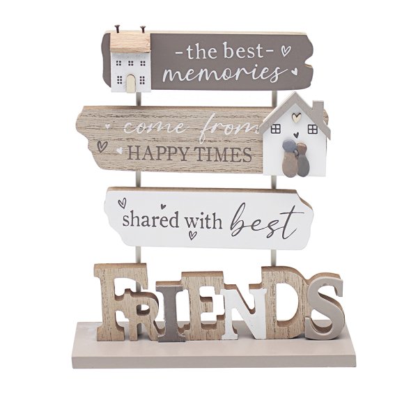 FRIENDS STANDING PLAQUE