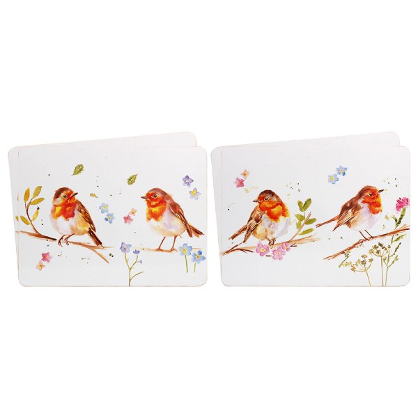 ROBINS PLACEMATS SET4 2ASST