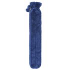 LONG HOT WATER BOTTLE BLUE