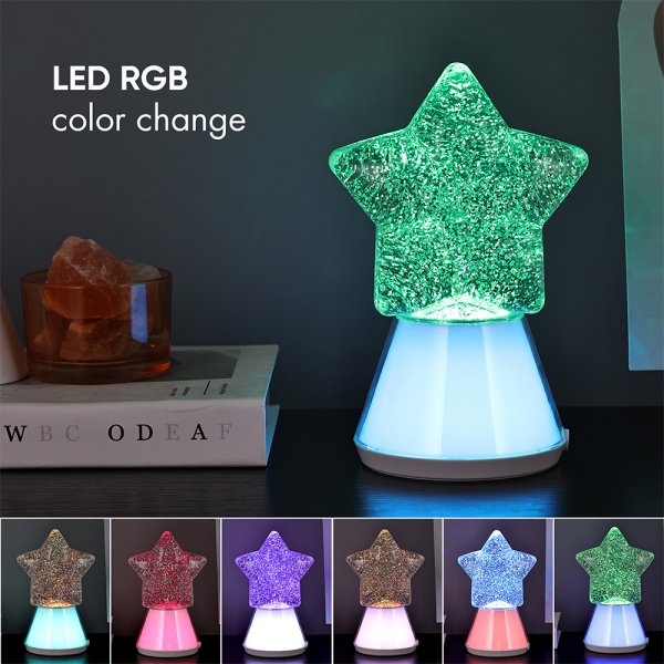 GLITTER STAR LAMP