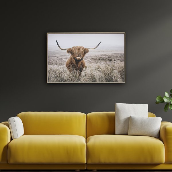 HIGHLAND COW WALL ART