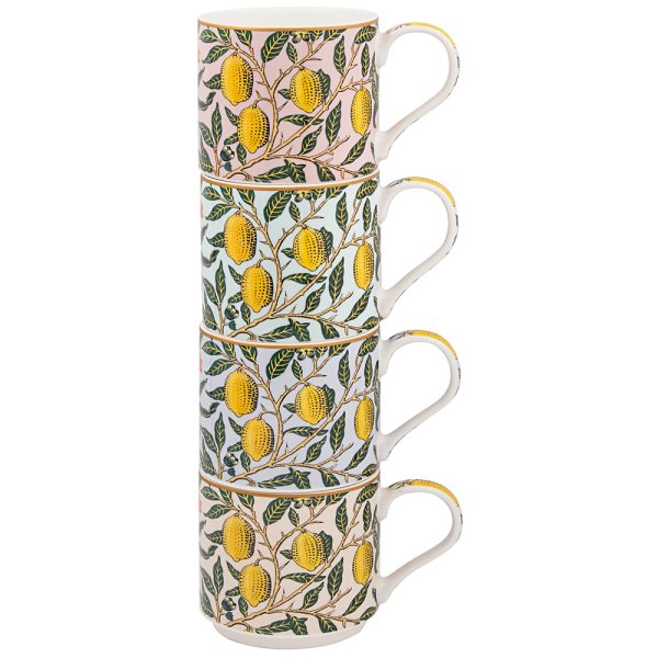 FRUITS STACKING MUGS SET 4