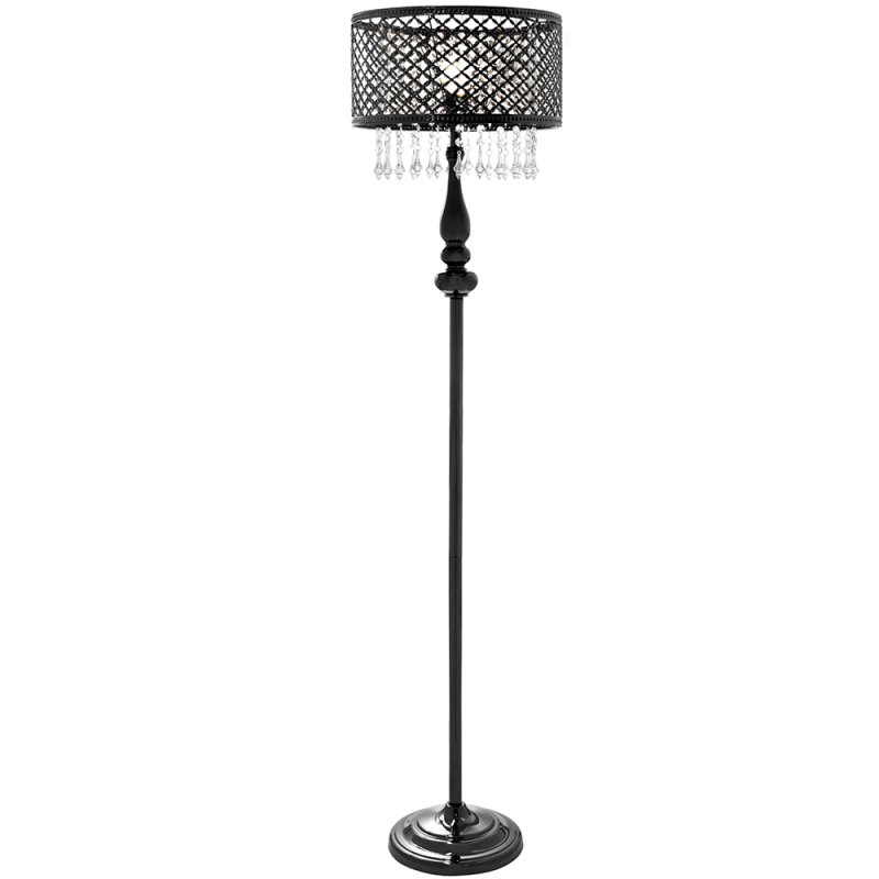Black Chandelier Floor Lamp Lesser Pavey Black Chandelier Floor Lamp