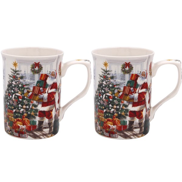 SANTA MUGS SET 2