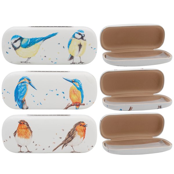 GLASSES CASE BRITISH BIRDS 3AS