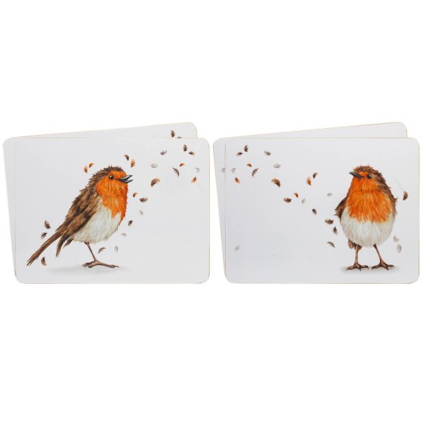 ROBINS PLACEMATS SET4 2 ASST