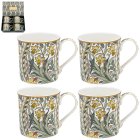 DAFFODIL MUGS SET 4