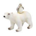 POLAR BEAR WITH PENGUIN