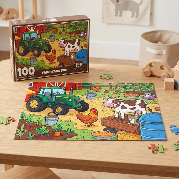 FARM JIGSAW PUZZLE 100PCS