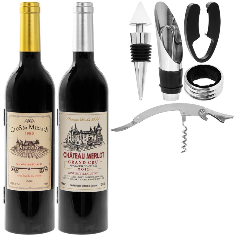 WINE CONNOISSEUR SET 2 ASST Lesser & Pavey