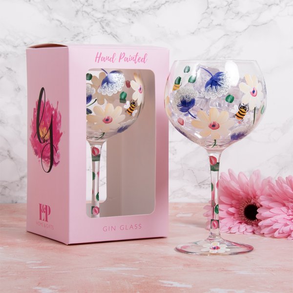 BUSY BEES GIN GLASS