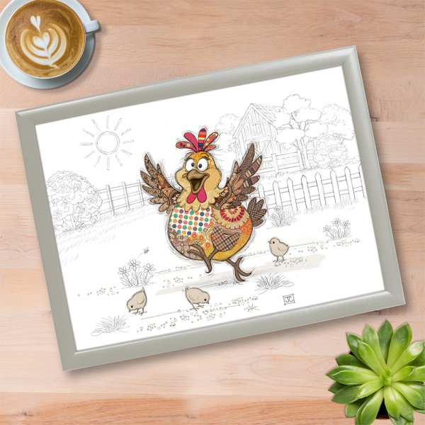 HARRIET HEN LAPTRAY
