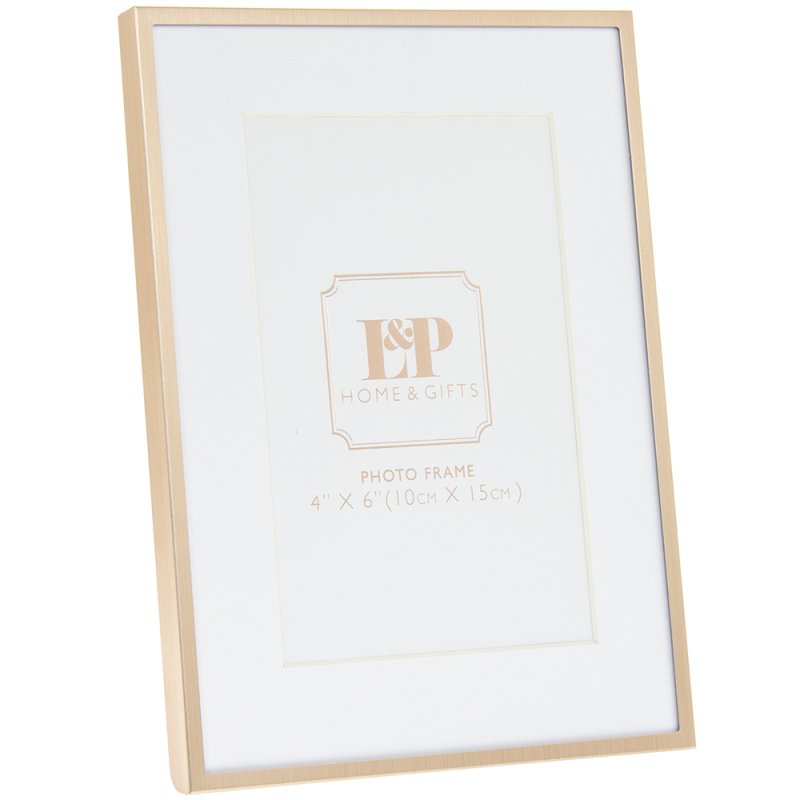 ROSE GOLD PHOTO FRAME 4X6" Lesser & Pavey