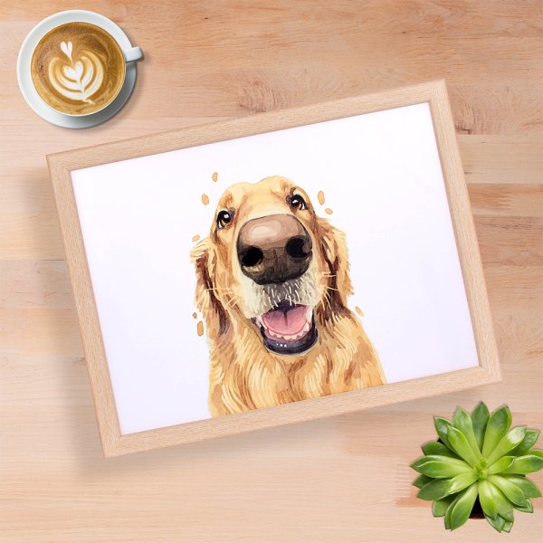 GOLDEN RETRIEVER LAPTRAY