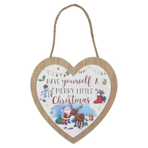 FESTIVE FRIENDS HEART PLAQUE