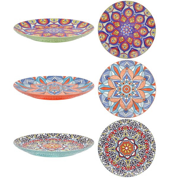 TUSCANY PLATE 10.5" 3 ASST