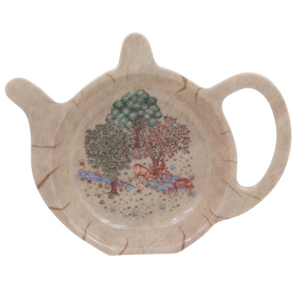 WOODLAND TAPESTRY TEABAG TIDY