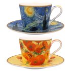 VAN GOGH CUP & SAUCER 2 ASST
