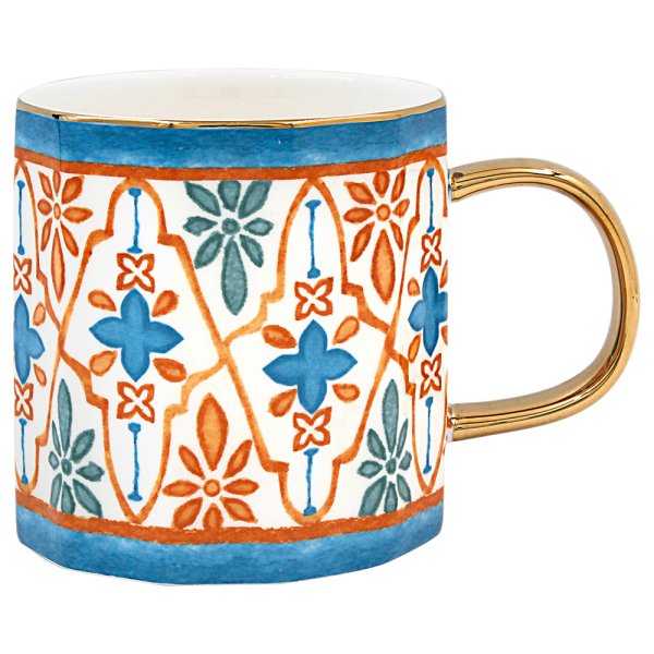 GOLDEN ABSTRACT MUG
