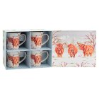 HIGHLAND COW MUGS SET OF 4