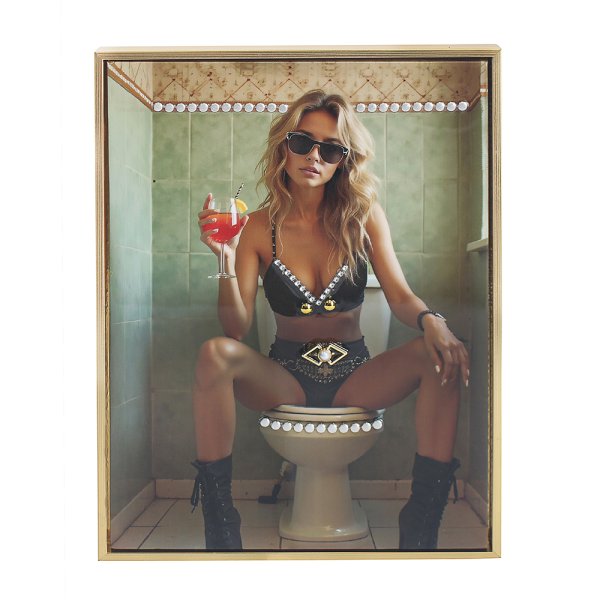 GIRL LOO - TIME WALL ART