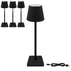 RECHARGABLE TOUCH LAMP BLACK