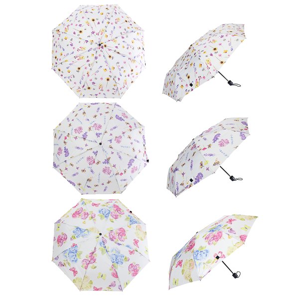 FLORAL FOLDING UMBRELLA 3A