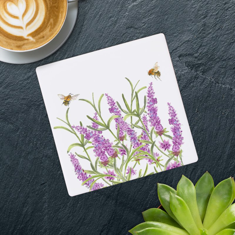 Sadaf Coaster Set - Lavender main image 0