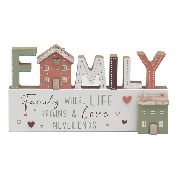 PLAQUE STANDING FAMILY