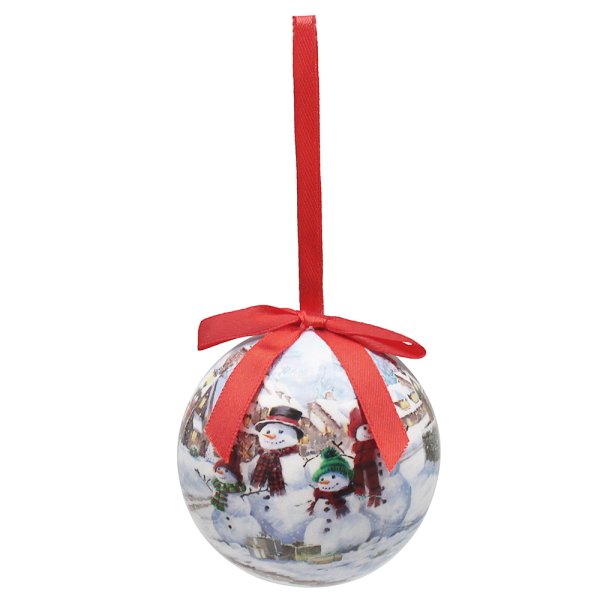 SNOWMEN BAUBLES SET OF 6