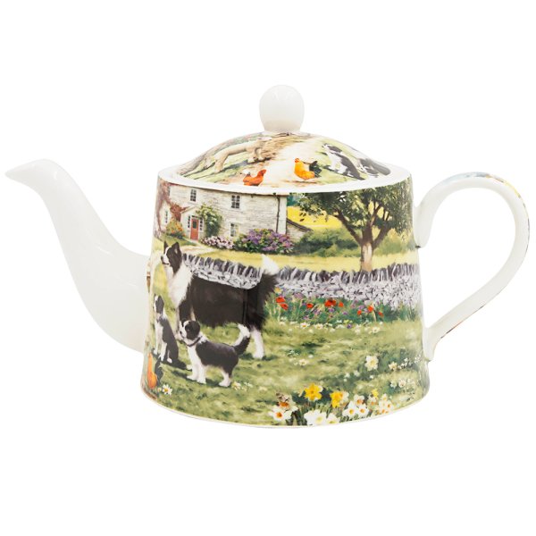 COLLIE & SHEEP TEA POT