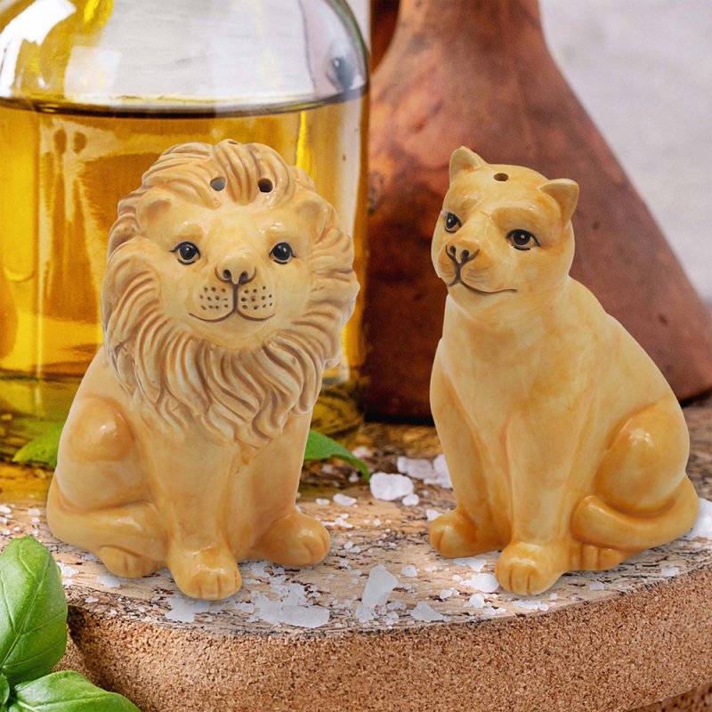 LION & LIONESS SALT&PEPPER SET