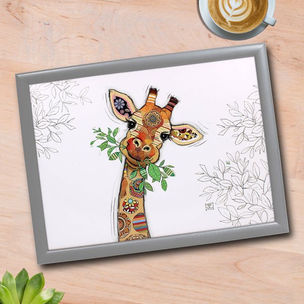 GINA GIRAFFE LAPTRAY