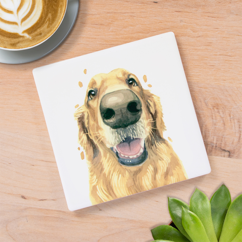 GOLDEN RETREIVER COASTER