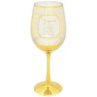 GORGEOUS AT 21 WINE GLASS