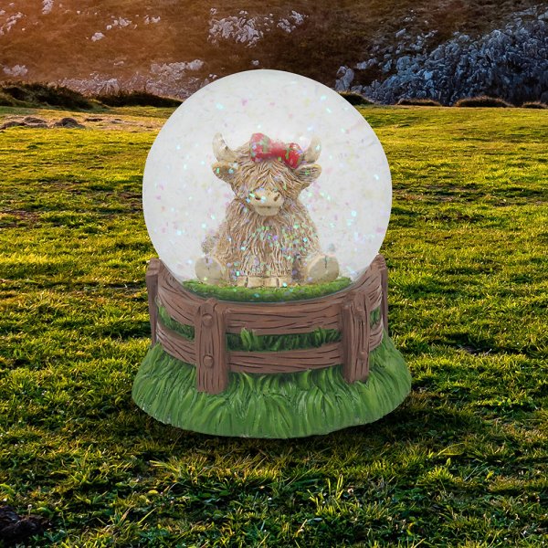 HIGHLAND COW TARTANBOW WATGLOB